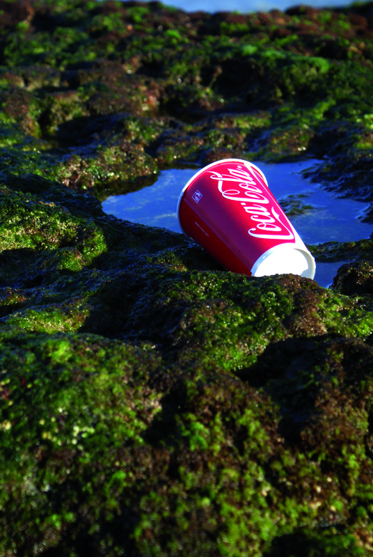 Foto Coke im Meer
